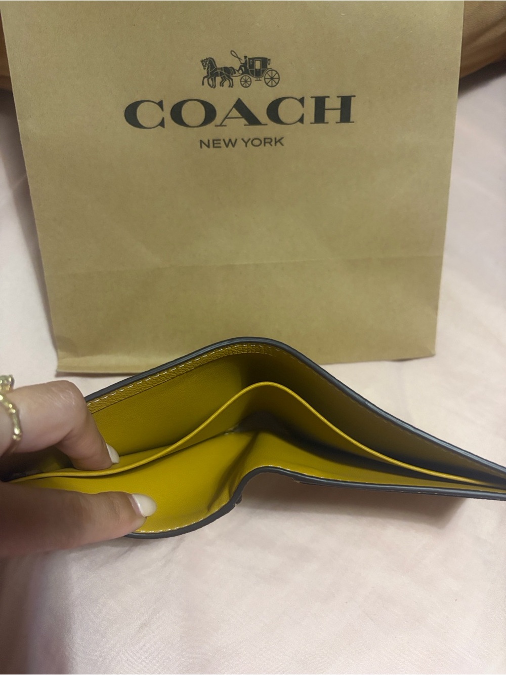 Coach Leather Wallet - Picture 4 of 5